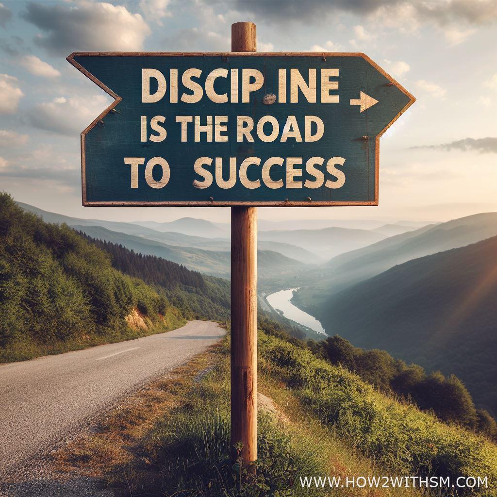 Discipline is the road to success