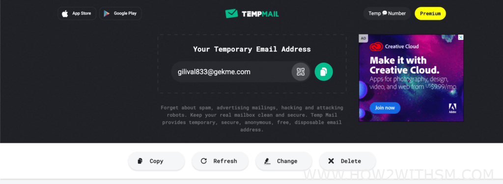 TempMail Website